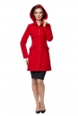 Женское пальто из текстиля с капюшоном 8002536-4
