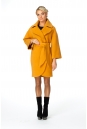 Женское пальто из текстиля с воротником 8010155-2