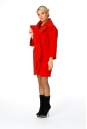 Женское пальто из текстиля с воротником 8010156-2