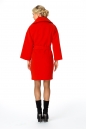 Женское пальто из текстиля с воротником 8010156-3