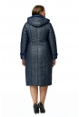 Женское пальто из текстиля с капюшоном, отделка песец 8010606-3