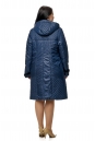 Женское пальто из текстиля с капюшоном, отделка норка 8011143-3