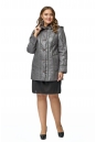 Куртка женская из текстиля с капюшоном, отделка искусственный мех 8011772