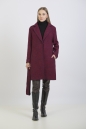Женское пальто из текстиля с воротником 8011801