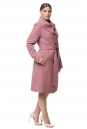 Женское пальто из текстиля с воротником 8012135