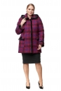 Женское пальто из текстиля с капюшоном 8012145