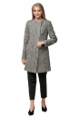 Женское пальто из текстиля с воротником 8012179