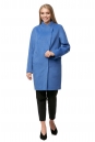 Женское пальто из текстиля с воротником 8012265