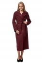 Женское пальто из текстиля с воротником 8012338