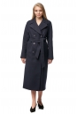Женское пальто из текстиля с воротником 8012339