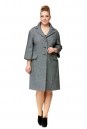 Женское пальто из текстиля с воротником 8012823