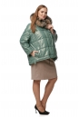 Женская кожаная куртка из натуральной кожи с капюшоном, отделка лиса 8014124-2