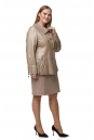 Женская кожаная куртка из натуральной кожи с воротником 8014671-2