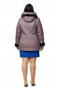 Куртка женская из текстиля с капюшоном, отделка кролик 8014773-3