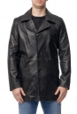 Мужское кожаное пальто из натуральной кожи с воротником 8015010