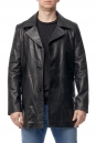Мужское кожаное пальто из натуральной кожи с воротником 8015010-4