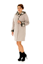 Женское пальто из текстиля с капюшоном 8015963-2