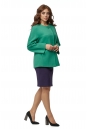Женское пальто из текстиля с воротником 8016045-2