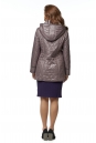Куртка женская из текстиля с капюшоном, отделка искусственный мех 8016204-3
