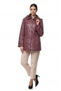Куртка женская из текстиля с капюшоном, отделка искусственный мех 8017313-2
