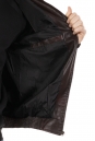 Мужская кожаная куртка из эко-кожи с воротником 8018357-6