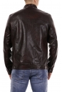 Мужская кожаная куртка из эко-кожи с воротником 8018365-3