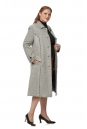 Женское пальто из текстиля с воротником 8019645-2
