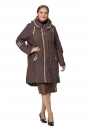 Женское пальто из текстиля с капюшоном 8019809