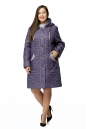 Женское пальто из текстиля с капюшоном 8020455-2