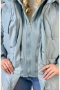 Пуховик женский из текстиля с капюшоном 8023877-7