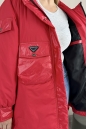 Женское пальто из текстиля с капюшоном 8024100-6