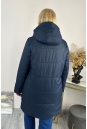 Женское пальто из текстиля с капюшоном 8024106-7